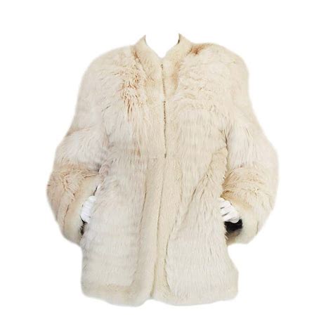 ysl fox fur coat|1978 Yves Saint Laurent Feather Fox & Mink Fur Jacket.